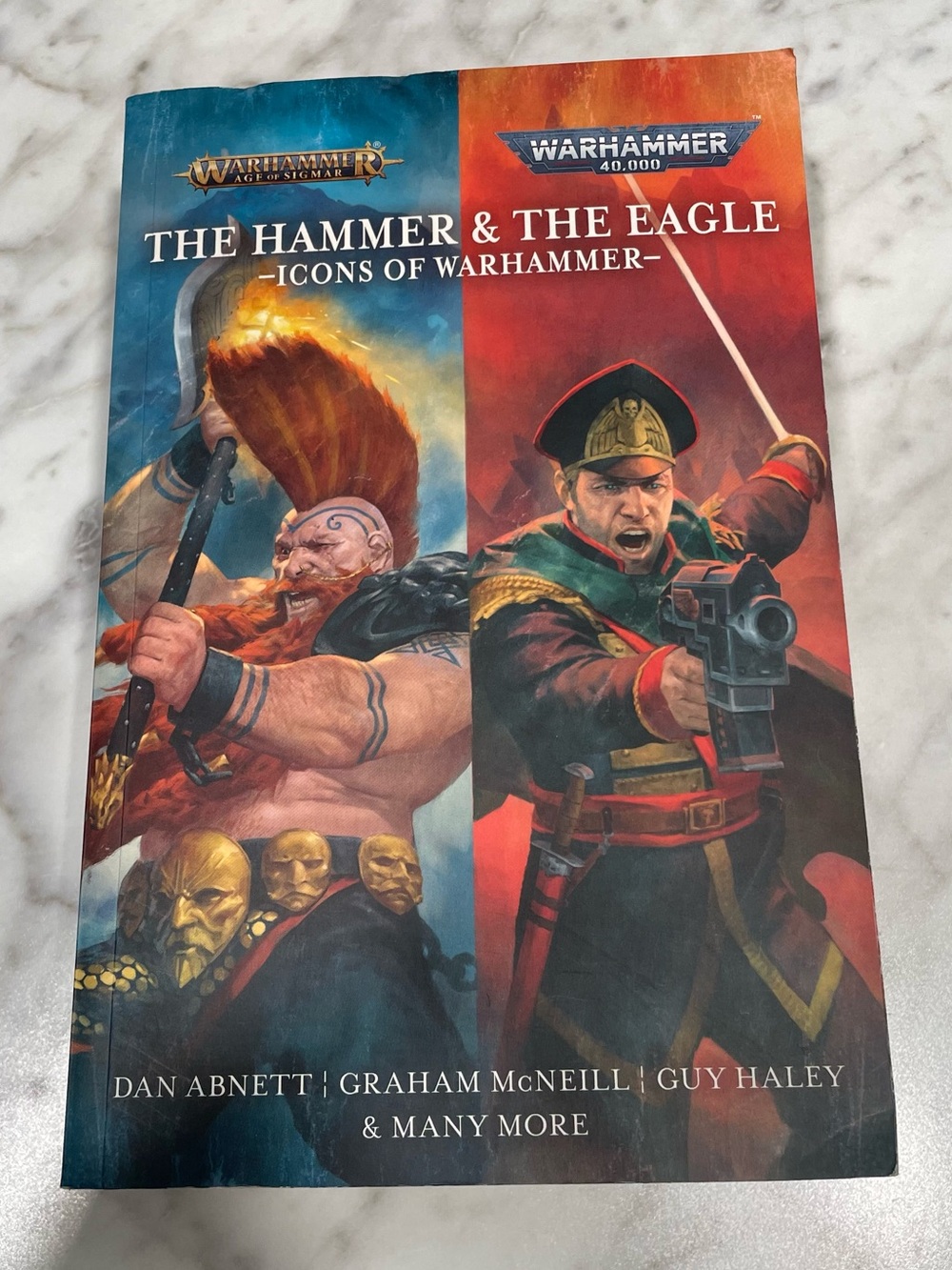 Warhammer: The Hammer & The Eagle - Icons of Warhammer 40k Novel Book Gaming
